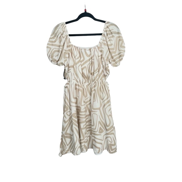 Sincerely Jules Puff Sleeve Cottage Core Knee Length Square Neck Dress Large - Picture 10 of 10